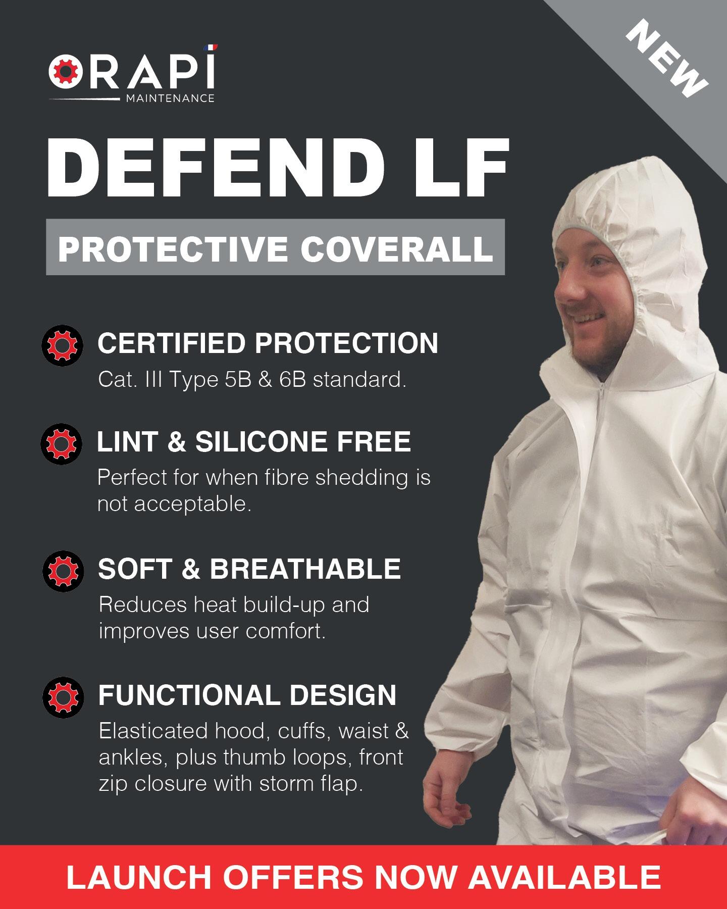 DEFEND LF - TYPE 5B/6B PROTECTIVE COVERALL-0